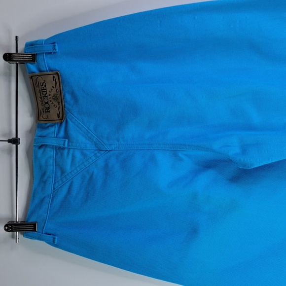 Rockies Robin Egg Blue High-Rise Western Jeans Waist 26" Inseam 37 - Picture 4 of 16